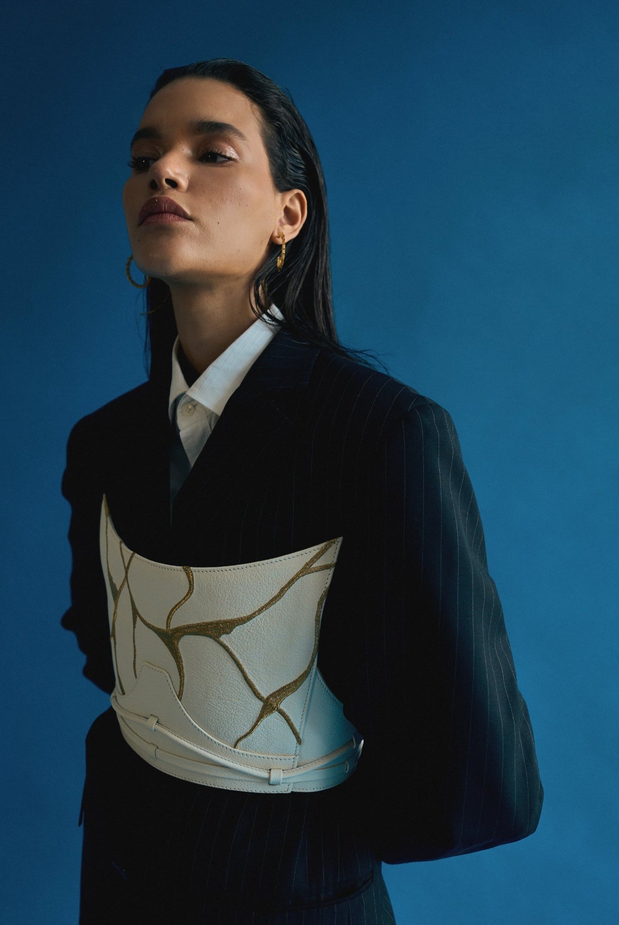 Eva Corset in Ivory - CiceroniCorsetEconock