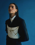 Eva Corset in Ivory - CiceroniCorsetEconock