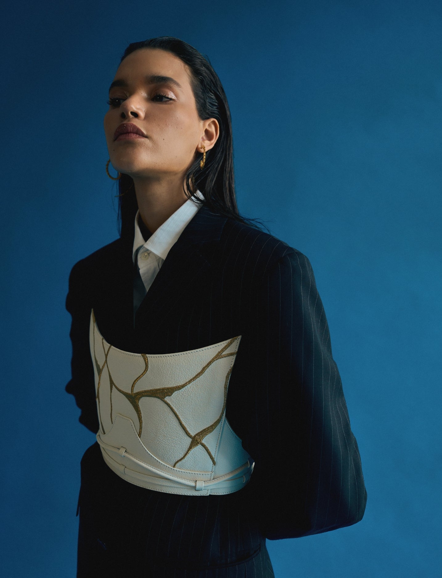 Eva Corset in Ivory - CiceroniCorsetEconock