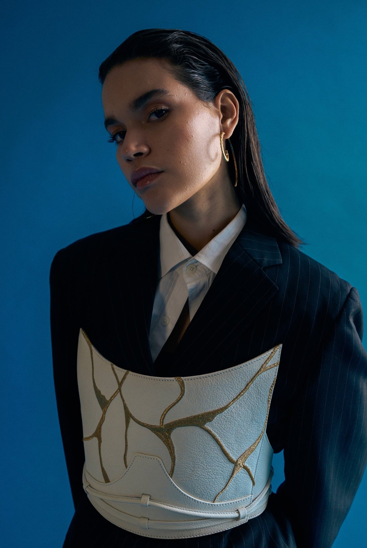 Eva Corset in Ivory - CiceroniCorsetEconock