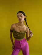 Eva Corset in Olive - CiceroniCorsetEconock