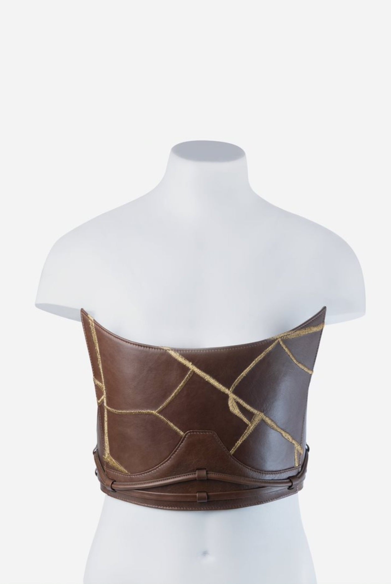 Eva Corset in Tan - CiceroniCorsetEconock