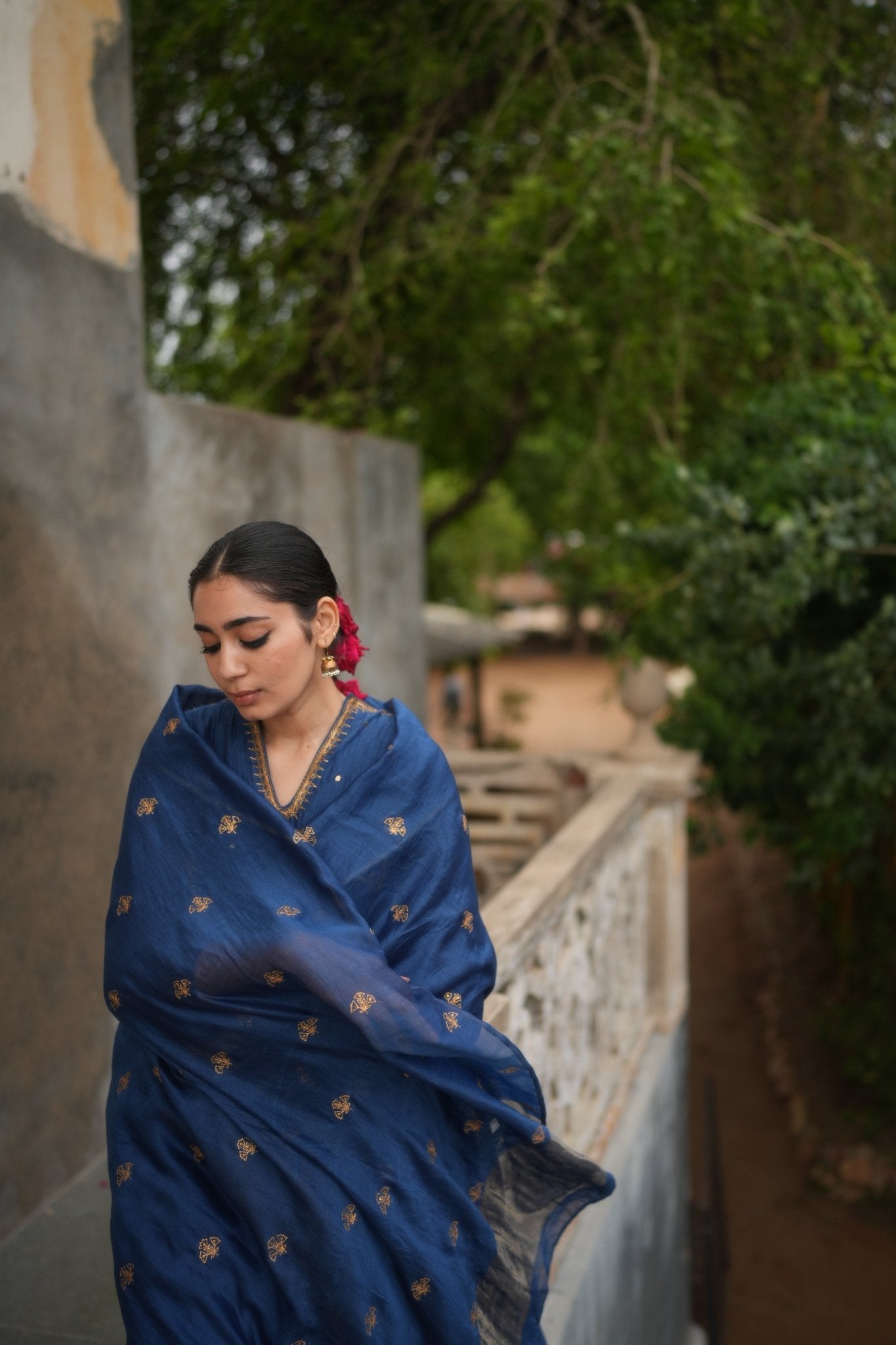 Farah Yoke Kurta Set (Set of 3) - CiceroniKurta Set, Festive wearNirjara