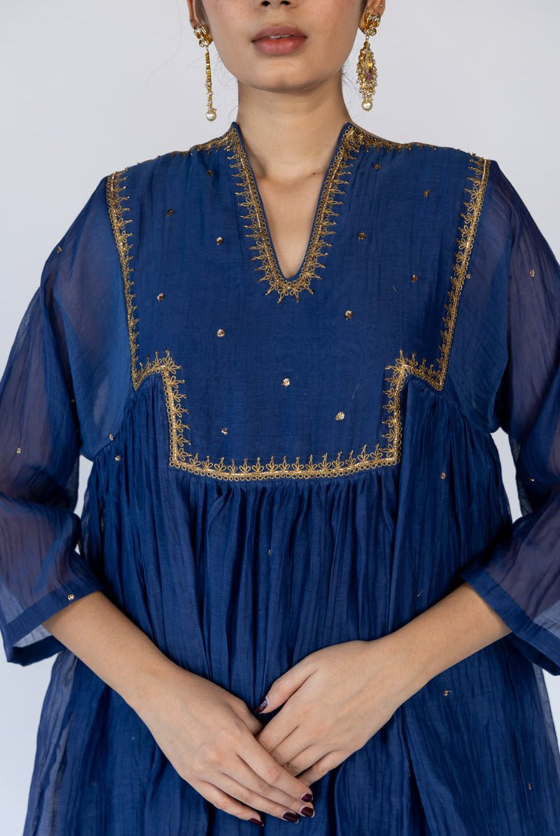 Farah Yoke Kurta Set (Set of 3) - CiceroniKurta Set, Festive wearNirjara