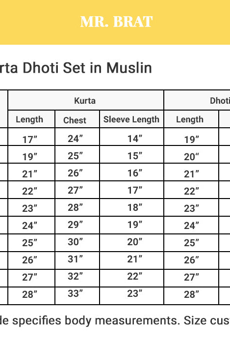 Festive Kurta Dhoti Set in Muslin - CiceroniMr. Brat