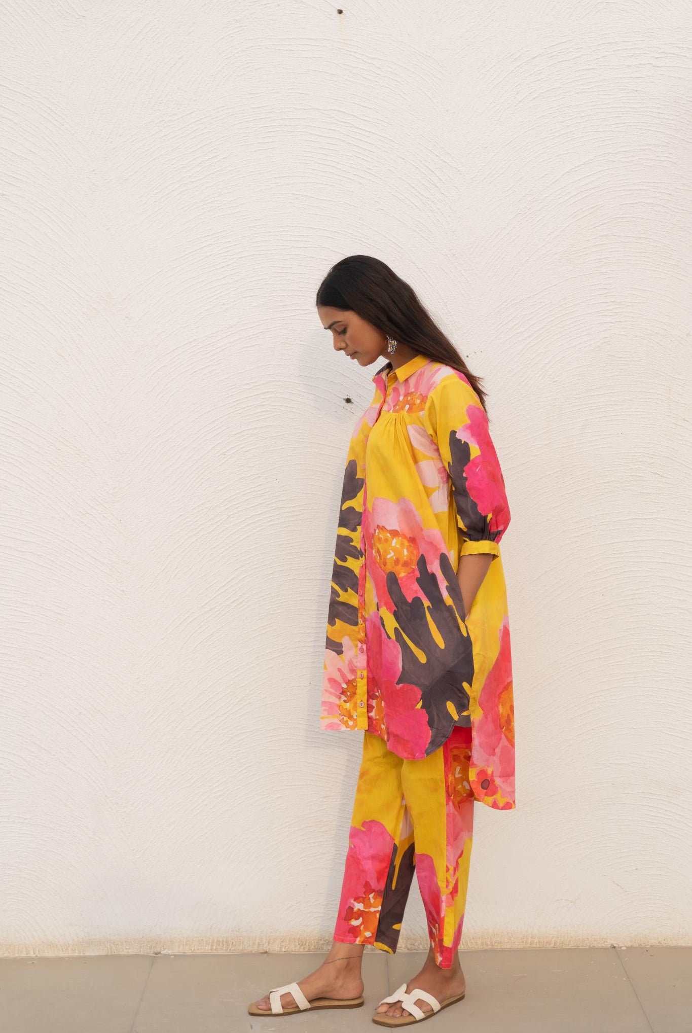 Floral Rhapsody Tunic and Pants set - CiceroniTunic SetSilai Studio