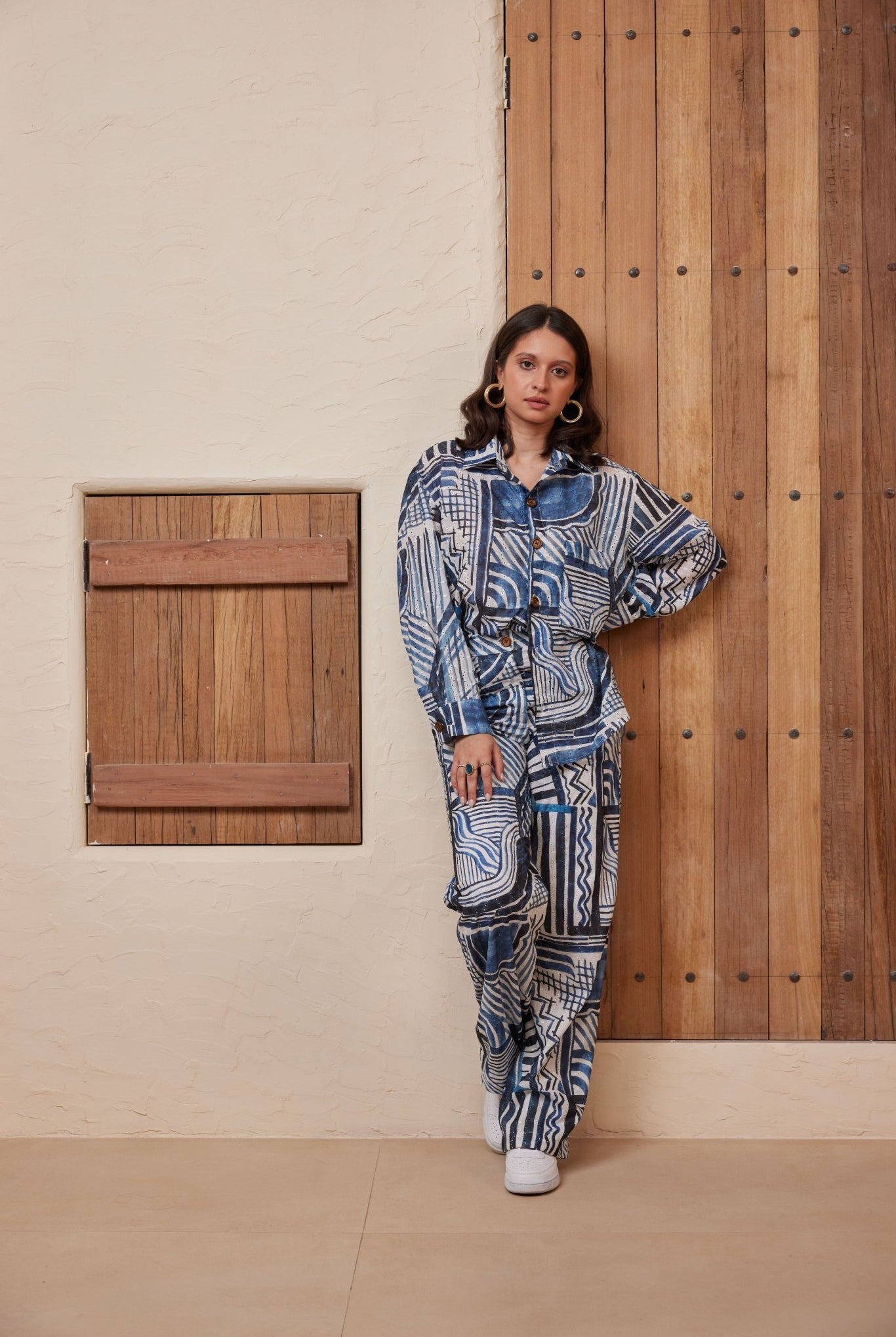 Florence Shirt In Ink Print - CiceroniShirtsHappi Space