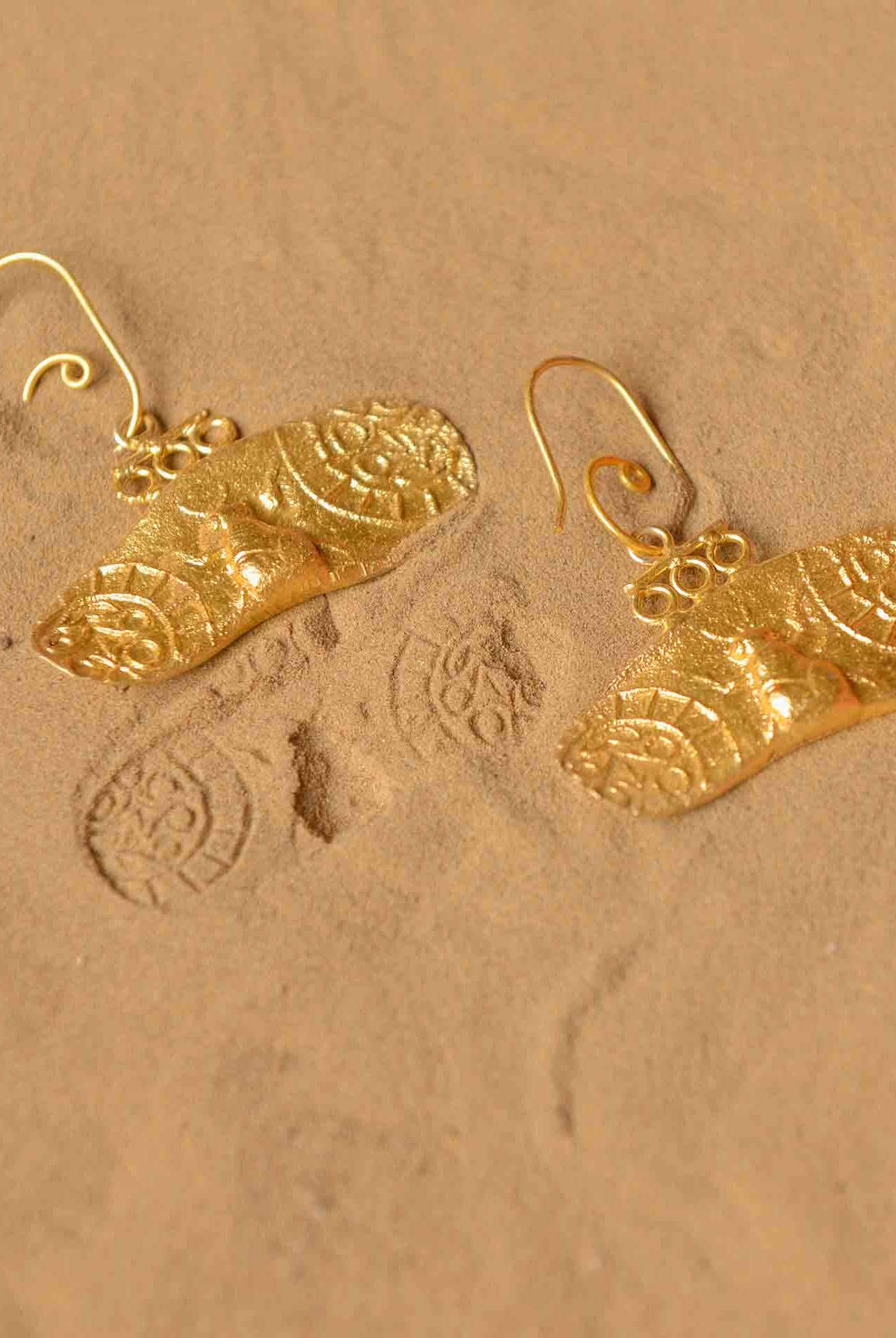 Fossil Danglers - Elongated - CiceroniStudsStudio Kassa