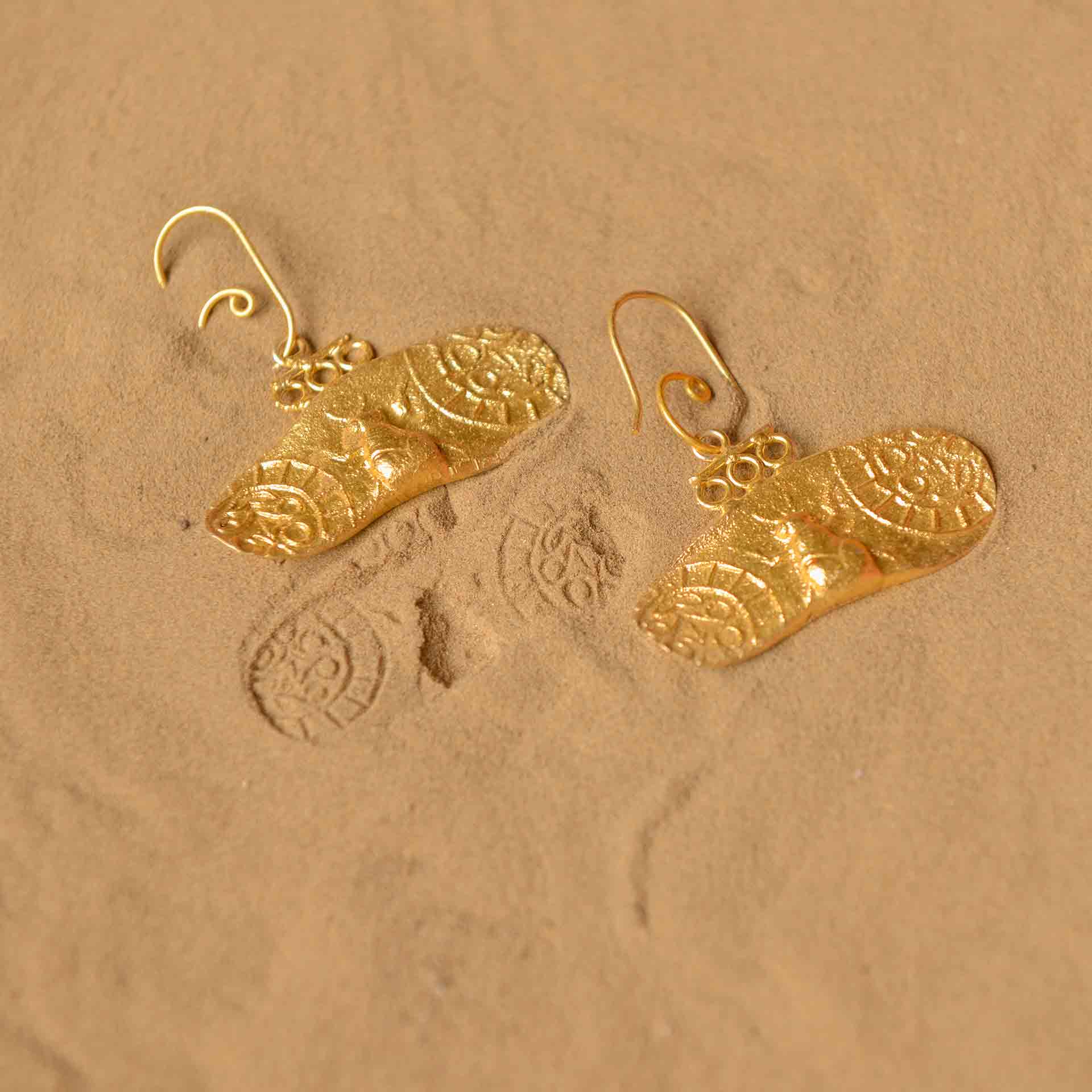 Fossil Danglers - Elongated - CiceroniStudsStudio Kassa