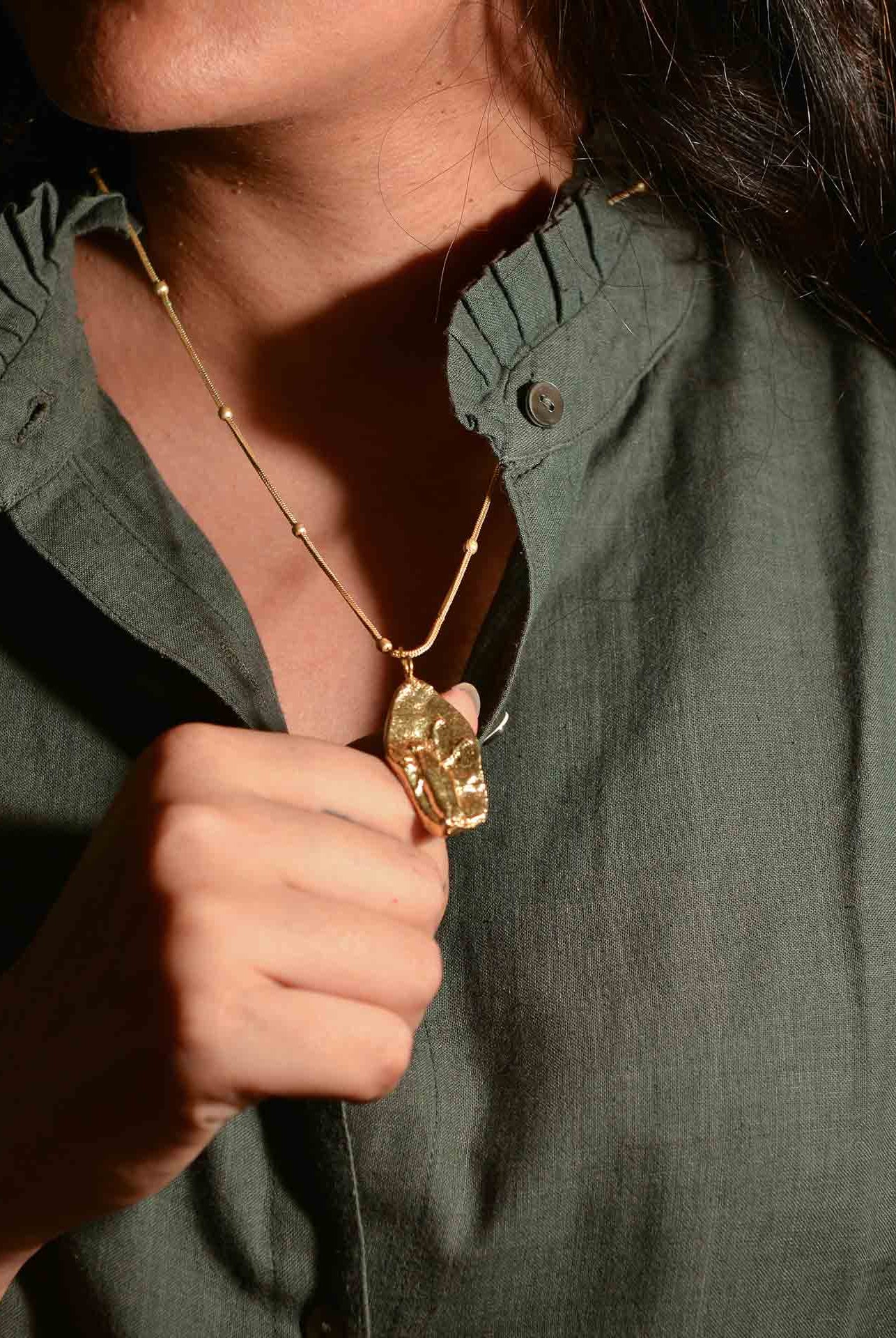 Fossil Pendant - Bug - CiceroniPendantStudio Kassa