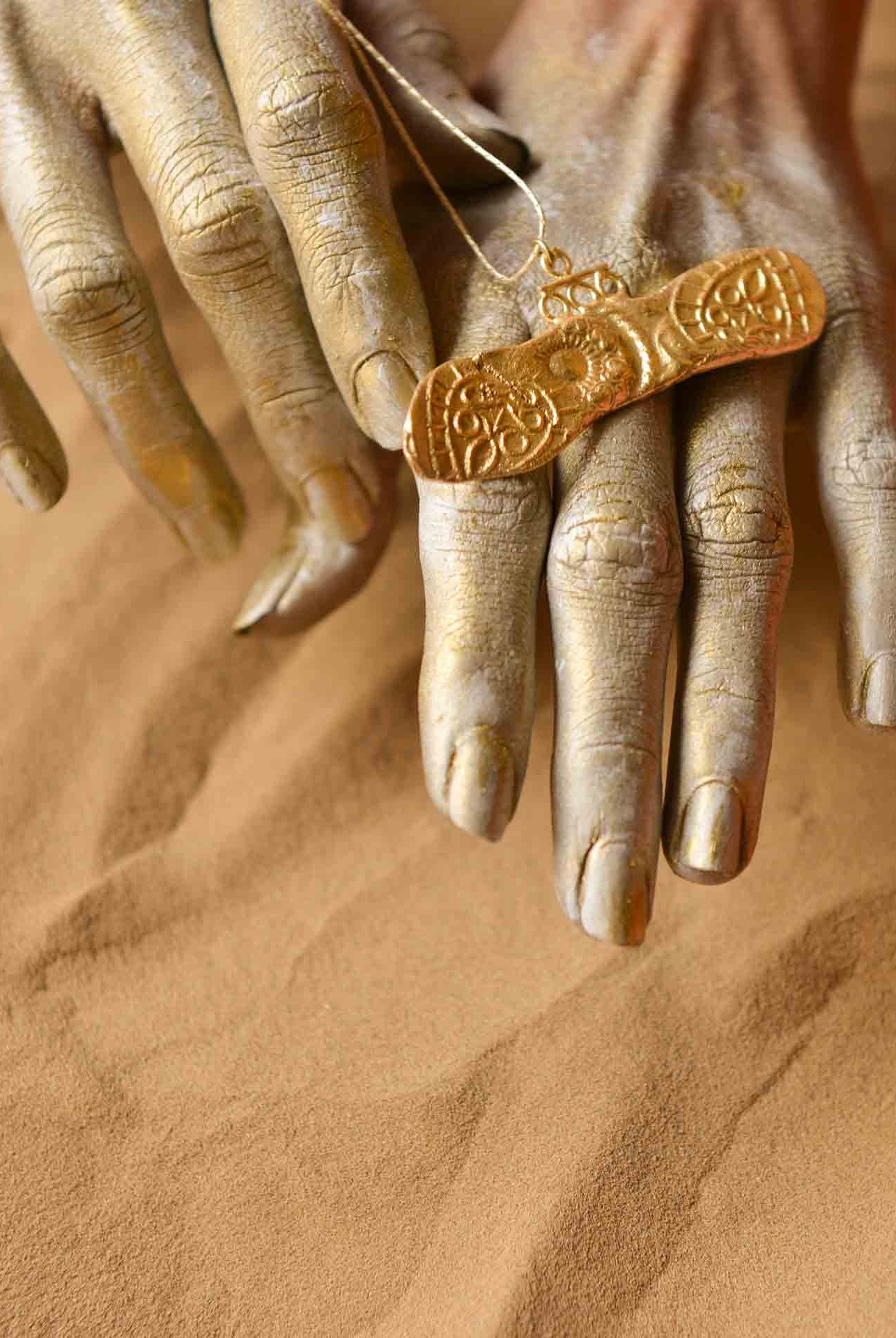 Fossil Pendant - Elongated - CiceroniPendantStudio Kassa