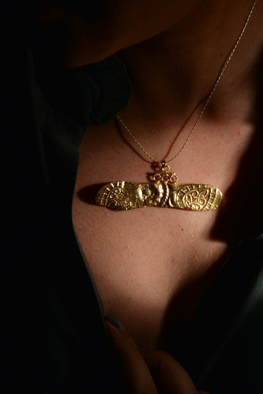 Fossil Pendant - Elongated - CiceroniPendantStudio Kassa