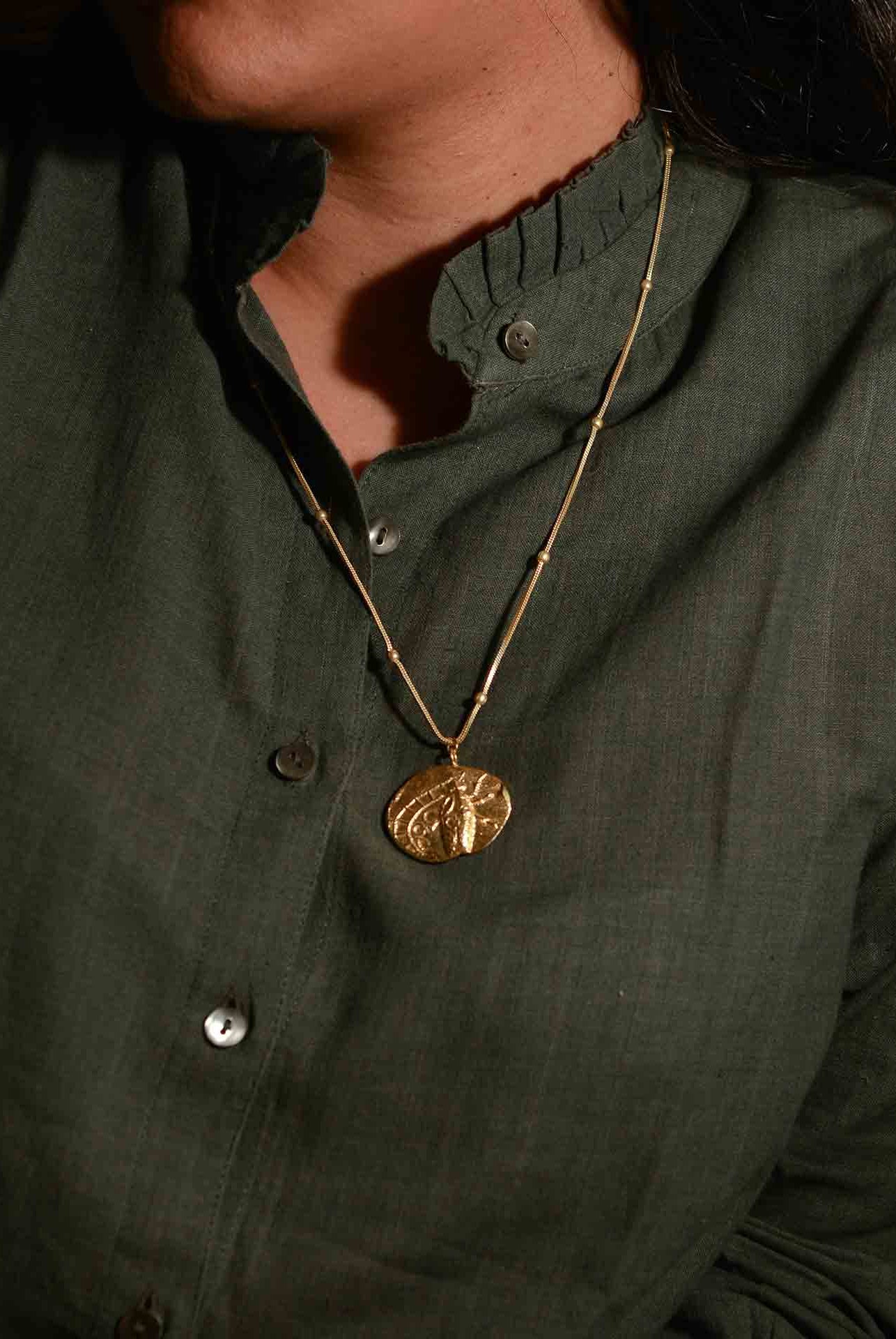 Fossil Pendant - Medium - CiceroniPendantStudio Kassa