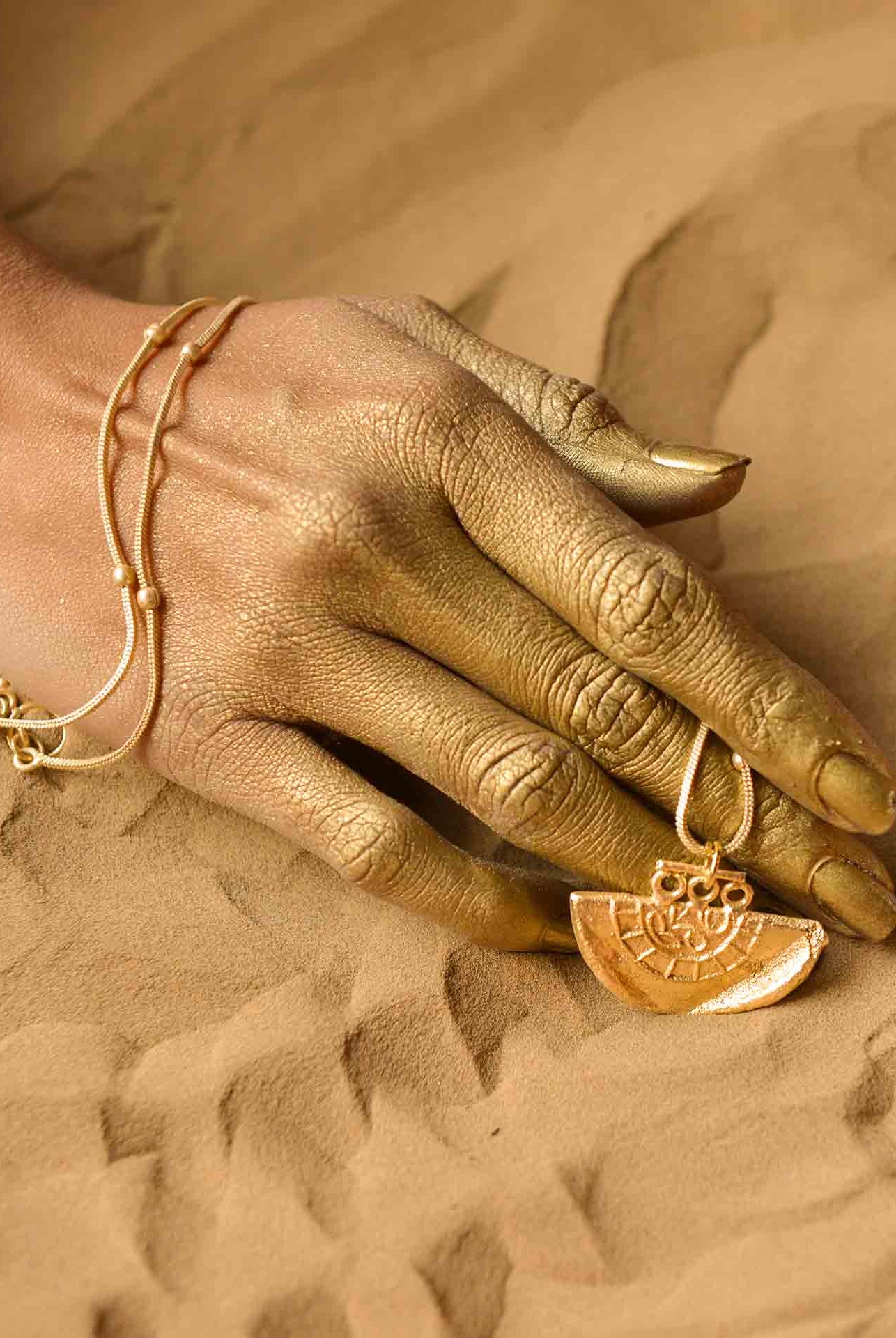 Fossil Pendant - Semi-Circle - CiceroniPendantStudio Kassa