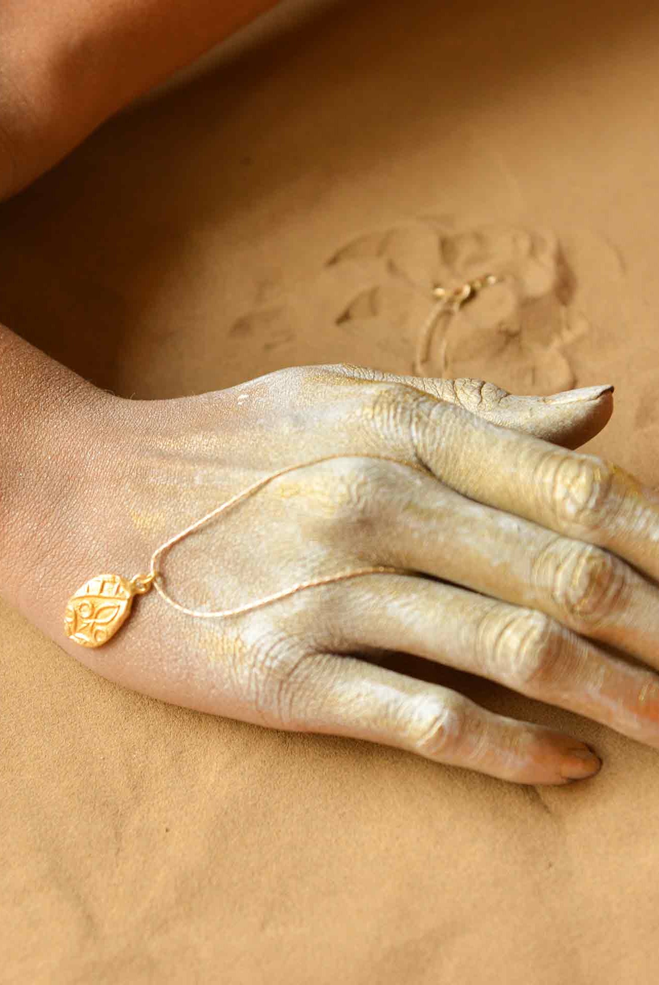 Fossil Pendant - Small elongated - CiceroniPendantStudio Kassa