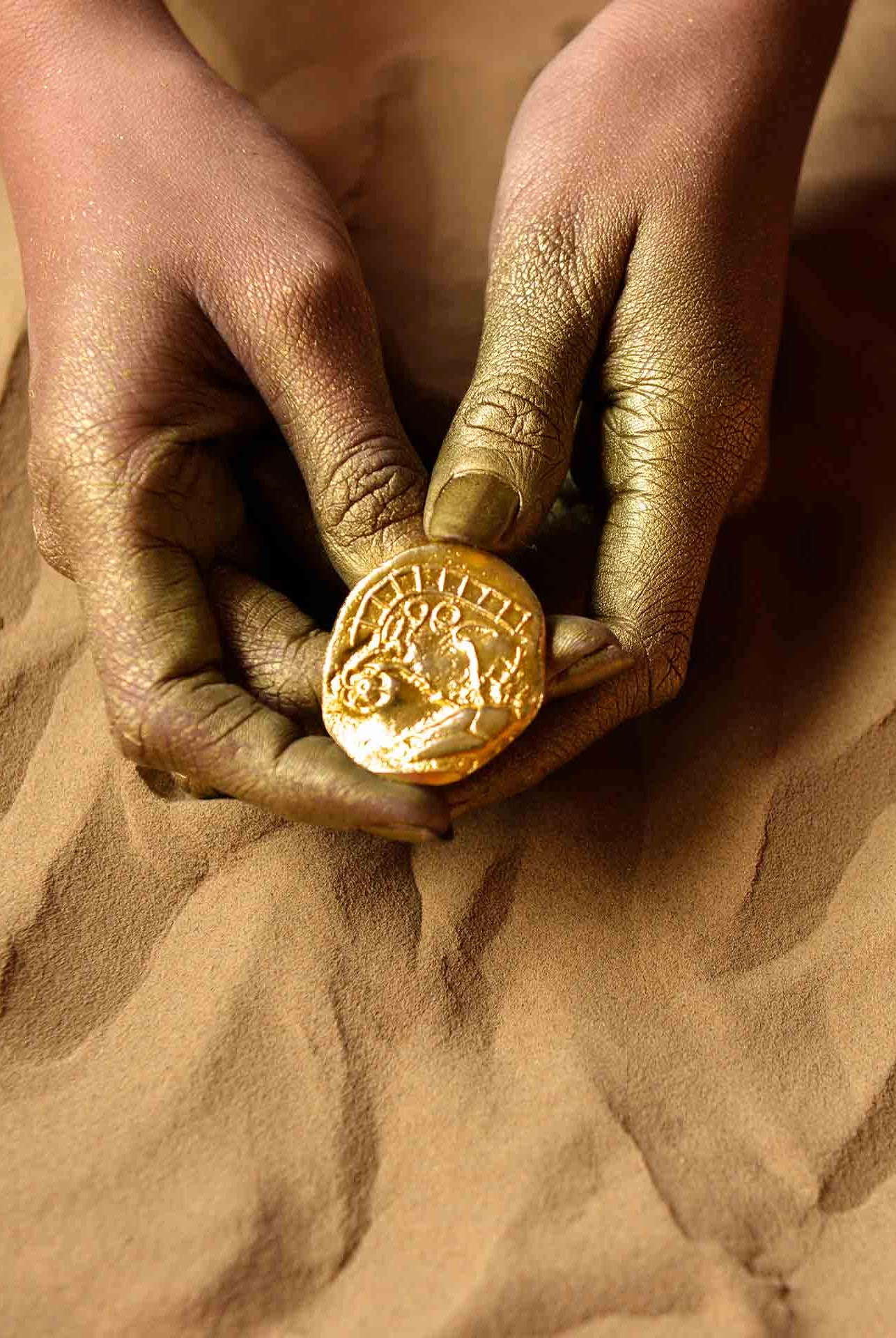Fossil Ring - Irregular Circle - CiceroniRingsStudio Kassa