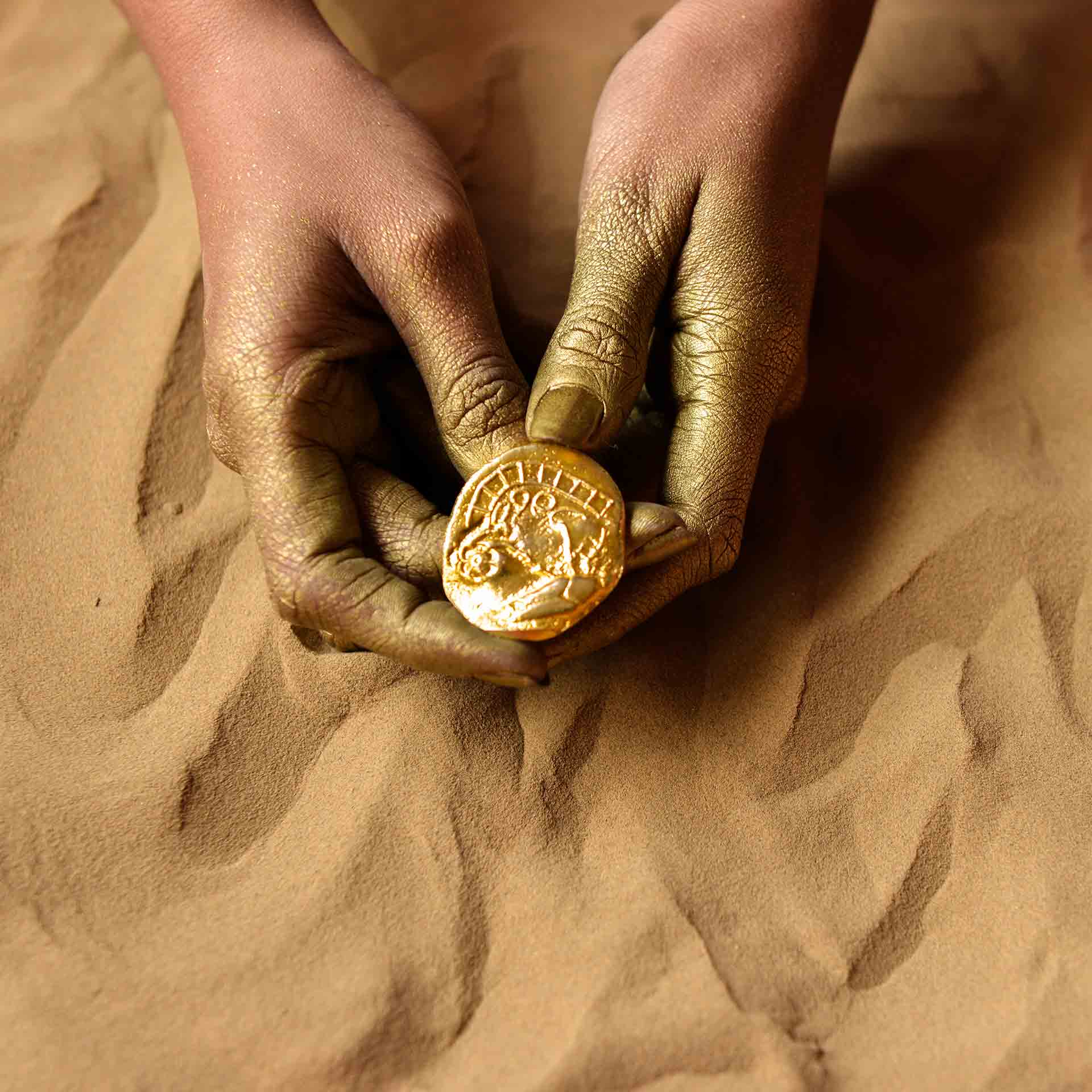 Fossil Ring - Irregular Circle - CiceroniRingsStudio Kassa