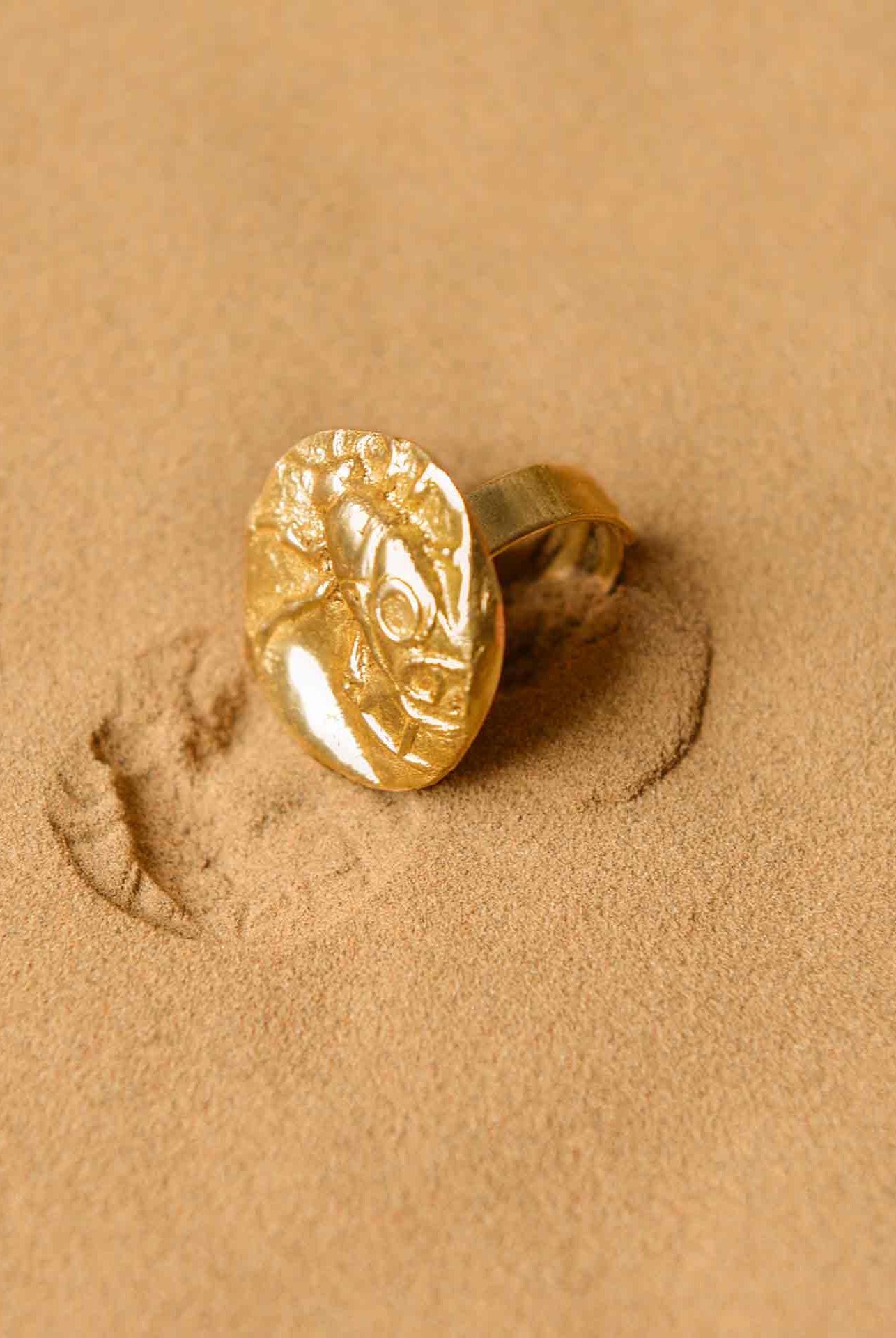 Fossil Ring - Medium - CiceroniRingsStudio Kassa