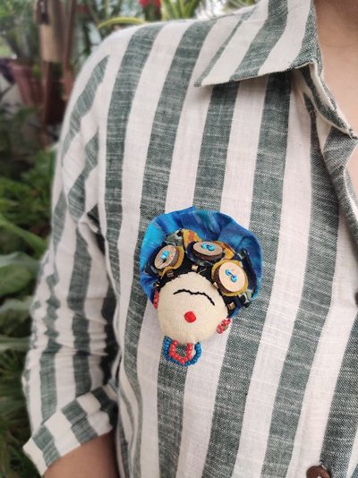 Frida Kahlo Brooch - CiceroniBroochD I T I