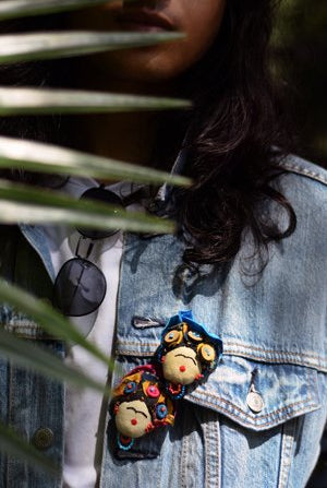 Frida Kahlo Brooch - CiceroniBroochD I T I