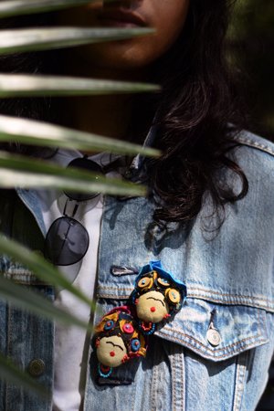 Frida Kahlo Brooch - CiceroniBroochD I T I