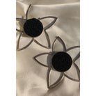 Full Mogra Frame Hoops in Silver - CiceroniAarjavee