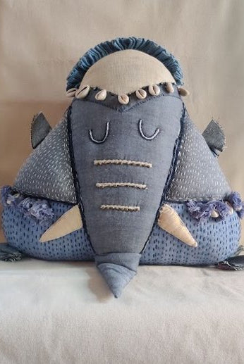 Gajah Cushion - Blue - CiceroniCushionD I T I