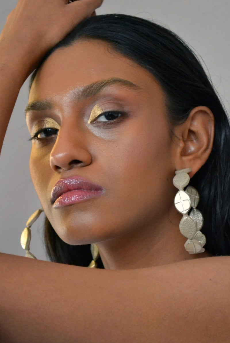 Gold Drop Hoops - CiceroniEarringsNoupelle