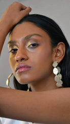 Gold Drop Hoops - CiceroniEarringsNoupelle