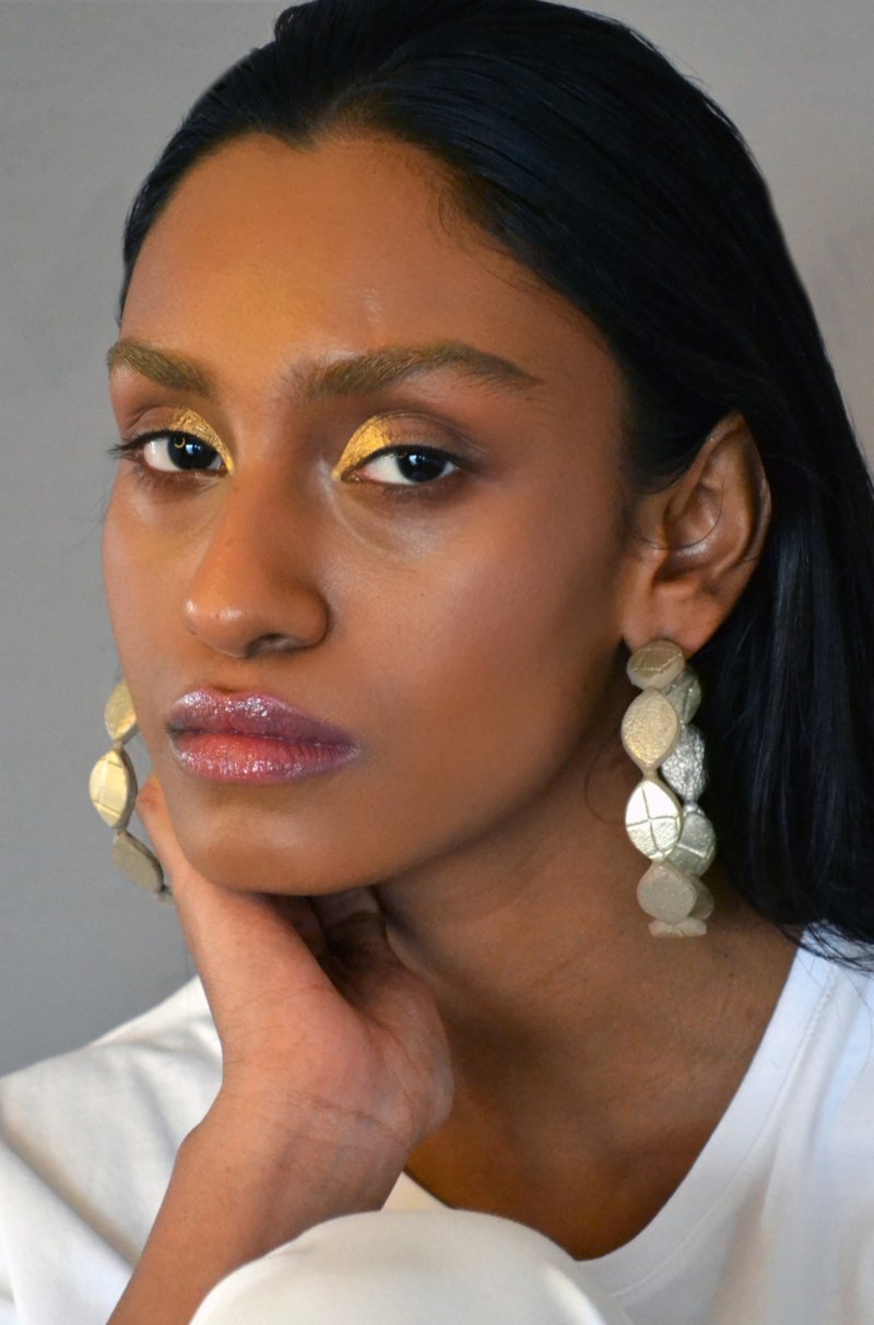 Gold Drop Hoops - CiceroniEarringsNoupelle