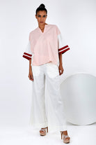 Goro - Panelled Boxy Top - CiceroniTopsMadder Much