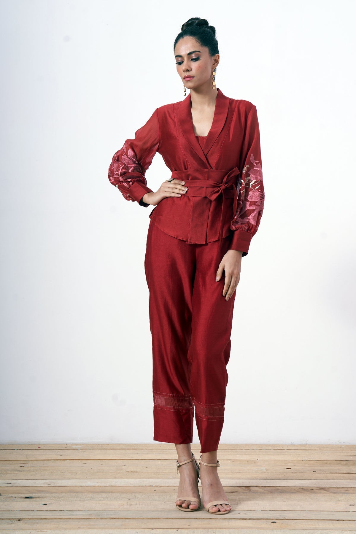 Grace - Wrap Top with Ankle Pants - CiceroniCo-ord SetMadder Much