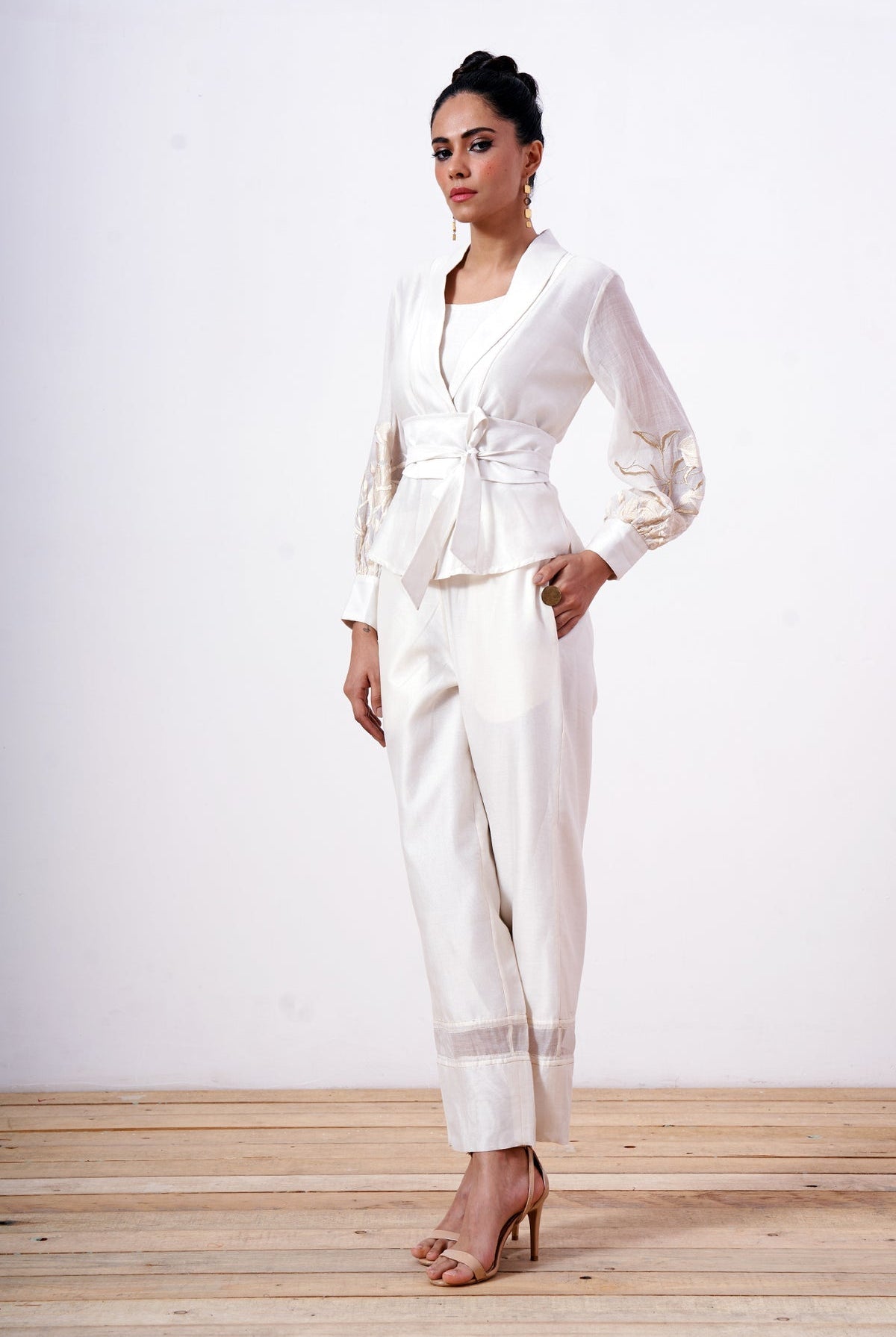 Grace - Wrap Top with Ankle Pants - CiceroniCo-ord SetMadder Much