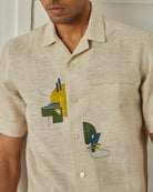 Green Anatomy Men Chest Artwork Shirt - CiceroniShirtsArtbeats by Keerthana