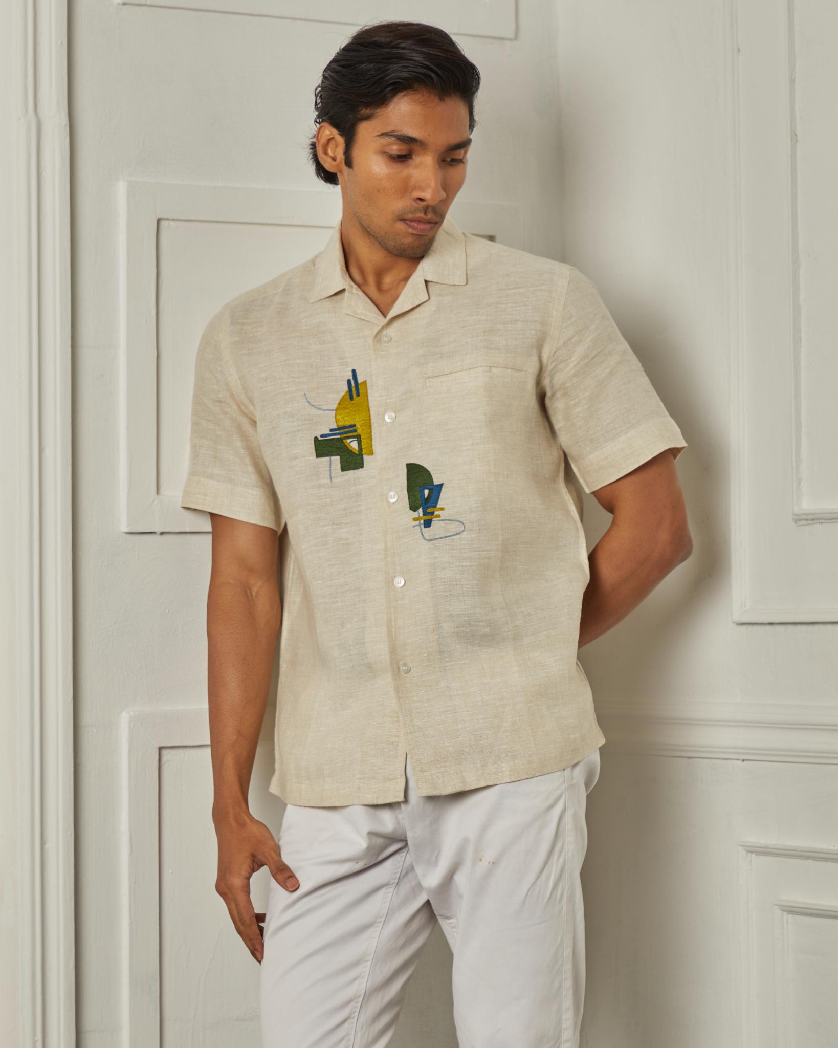 Green Anatomy Men Chest Artwork Shirt - CiceroniShirtsArtbeats by Keerthana