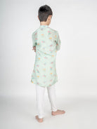 Green Buta Embroidered Kurta Set - CiceroniKurta Set, Festive wearMr. Brat