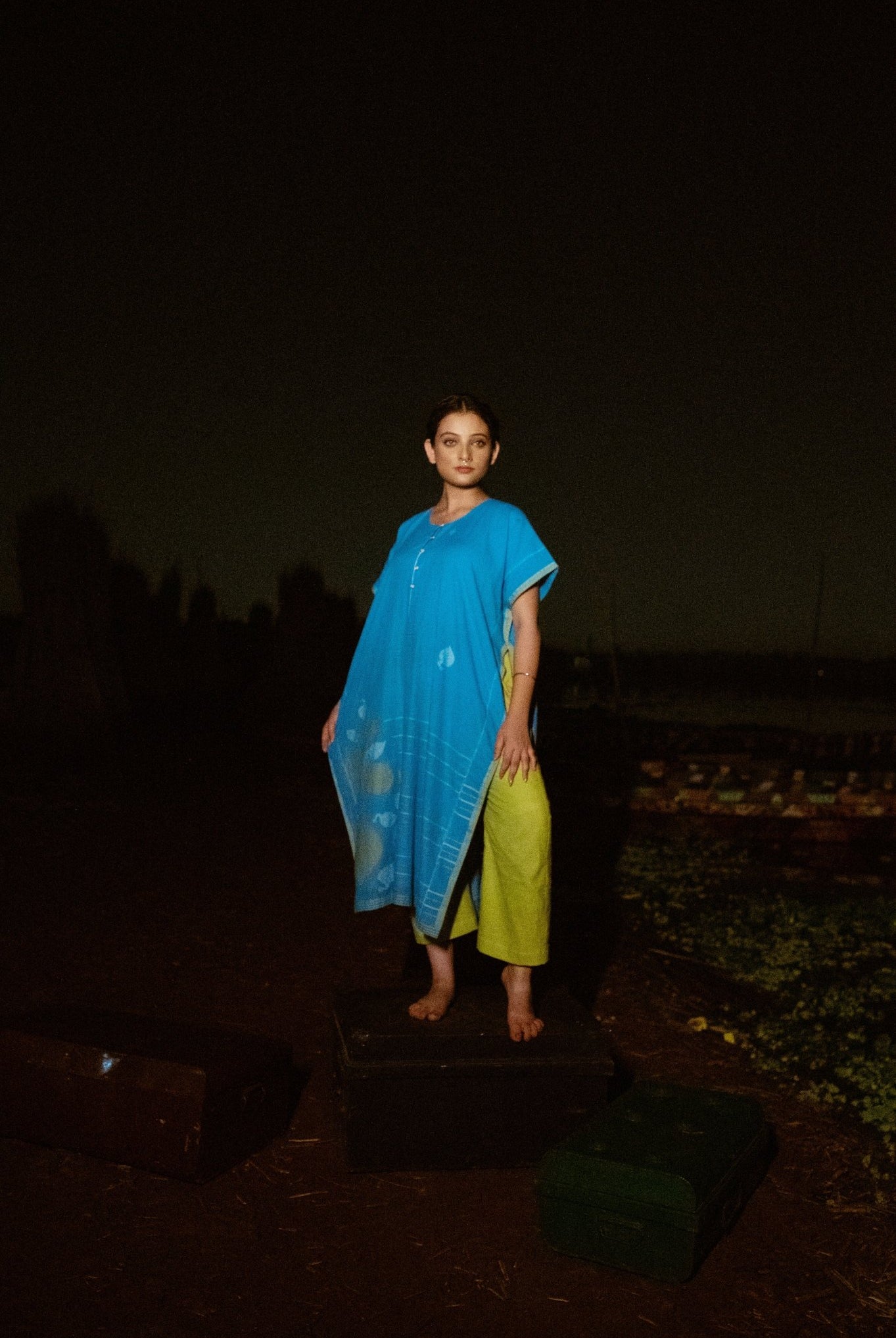 Green Khadi Pants - CiceroniPantsBhomra