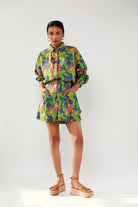 Green Panther Shorts Co-ord Set - CiceroniCo-ord SetEkastories