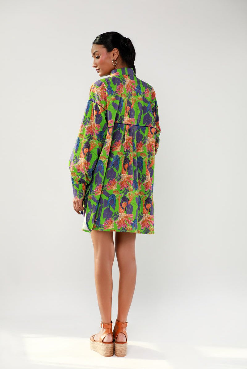 Green Panther Shorts Co-ord Set - CiceroniCo-ord SetEkastories