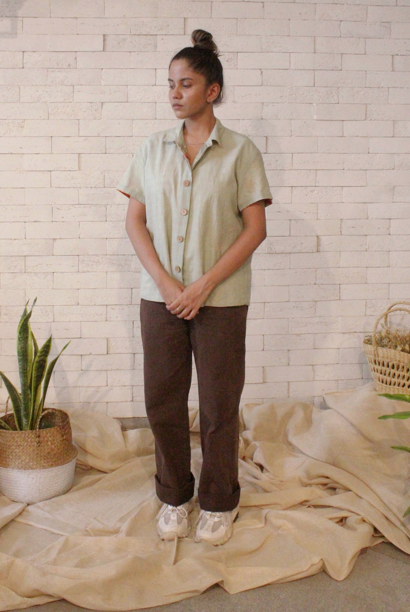 Green Reversible Shirt - CiceroniLabel Sugar