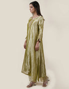 Green Tissue - A-line Kurta Set - CiceroniBhavik Shah
