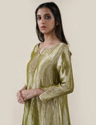 Green Tissue - A-line Kurta Set - CiceroniBhavik Shah