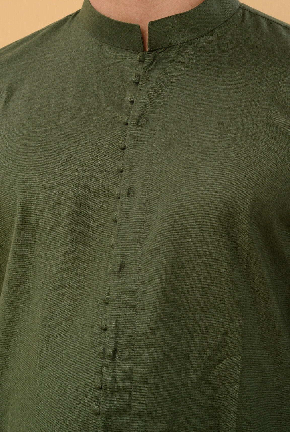 Green Woven Kurta - CiceroniKurtaHouse Of K.C