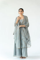 Grey Gauhar Odhani - CiceroniOdhaniNirjara