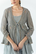 Grey Sidra Jacket - CiceroniJacketsNirjara
