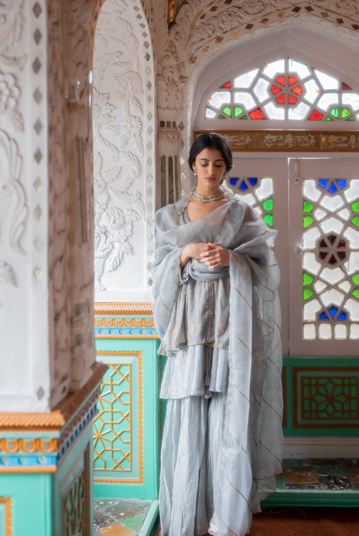 Grey Sidra Jacket - CiceroniJacketsNirjara