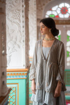 Grey Sidra Jacket - CiceroniJacketsNirjara