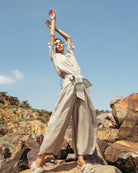 Grey Silver Co-ord Set - CiceroniCo-ord SetPriyanca Khanna