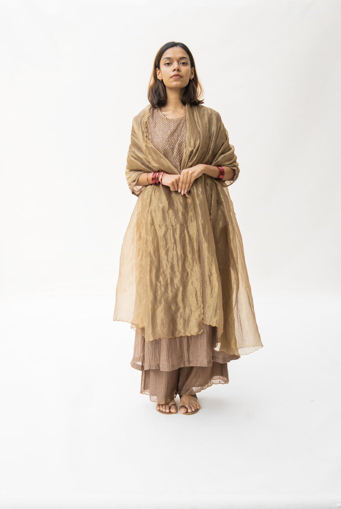 Gulbadan Tissue Odhani - CiceroniNirjara