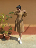 Handloom Checked Dress - CiceroniDressesJohargram